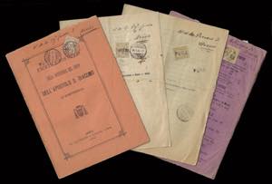 SVIZZERA 1882/85 - Quattro stampati ... 