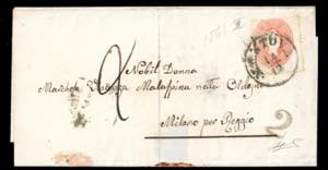 LOMBARDO VENETO 1861/62 - Quattro ... 