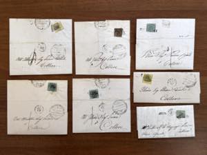 STATO PONTIFICIO 1852/1867 - Sette lettere ... 
