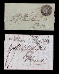 STATO PONTIFICIO SANITA 1837/1867 ... 