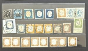 SARDEGNA 1851/62 - Piccolo insieme ... 
