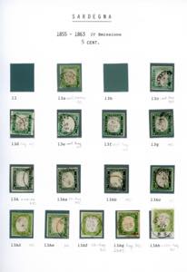 SARDEGNA 1855/1863 - Avanzata ... 