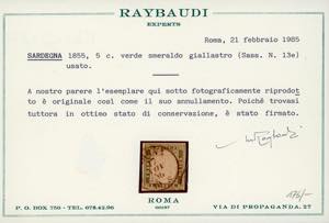 SARDEGNA 1855/1863 - Avanzata ... 