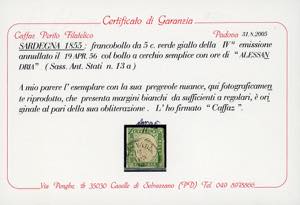 SARDEGNA 1855/1863 - Avanzata ... 