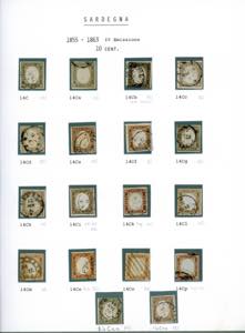 SARDEGNA 1858/1863 - Avanzata ... 
