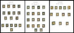 SARDEGNA 1858/1863 - Avanzata collezione di ... 