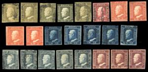 SICILIA 1859 - Bellinsieme di 23 esemplari ... 