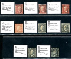 SICILIA 1859 - Bellinsieme di otto ... 