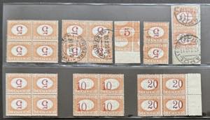 REGNO DITALIA SEGNATASSE 1890/94 ... 