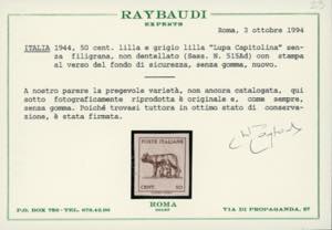 LUOGOTENENZA 1943 - Lupa ... 