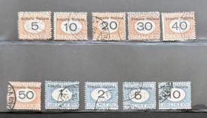 AREA ITALIANA SEGNATASSE 1869/1926 ... 