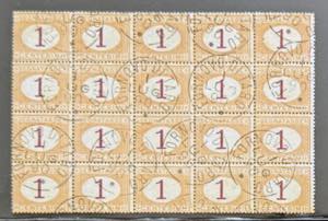 AREA ITALIANA SEGNATASSE 1869/1926 ... 