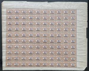 AREA ITALIANA SEGNATASSE 1869/1926 ... 