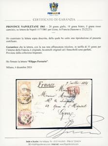 1861 - 20 grana giallo, 10 grana ... 