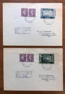 CORPO POLACCO 1946 - Quattro buste ... 