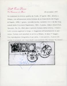 1861 - 1 grano carminio vivo, II ... 