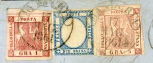 1861 - 1/2 grano carminio, II ... 
