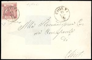 CHIETI, cerchio piccolo punti 12 - 1 grano ... 