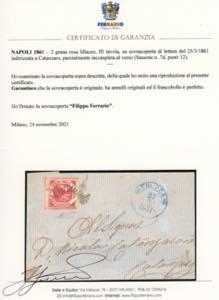 TROPEA, svolazzo + cerchio azzurro ... 