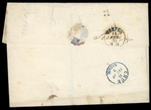 1854/56 - Rarissimo insieme di tre ... 