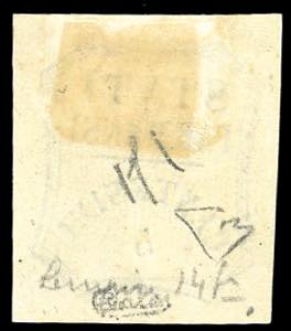 1859 - 5 cent. verde azzurro, I ... 