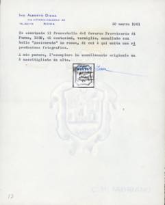 1859 - 40 cent. vermiglio, II ... 