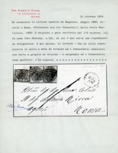 1863 - 1/2 baj lilla rosa, coppia ... 