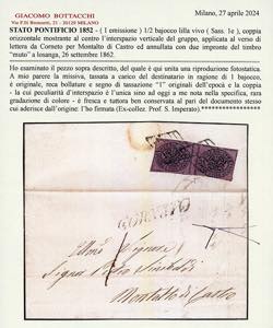 1862 - 1/2 baj lilla vivo (1e), ... 