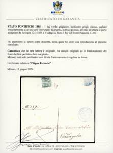 1855 - 1 baj verde grigiastro, ... 