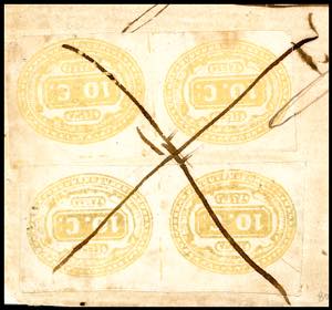 1866 - 1 baj verde scuro, II ... 