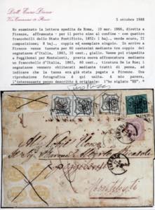 1866 - 1 baj verde scuro, II ... 