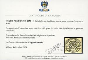 1858 - 3 baj giallo paglia chiaro ... 