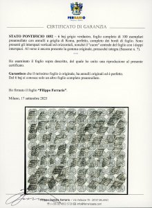 1852 - 6 baj grigio verdastro (7), ... 