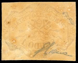 1852 - 1 scudo rosa carminio (11), ... 