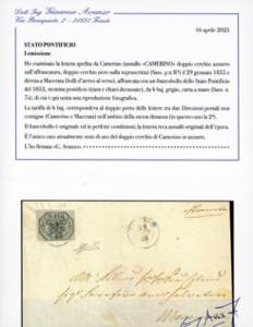 CAMERINO, 2C in azzurro ... 