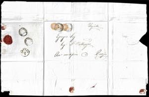 1864 - 15 soldi bruno, dent. 9 1/2 ... 