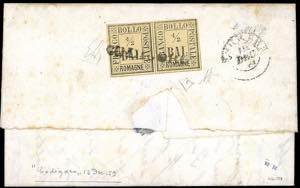 1859 - 1/2 baj giallo paglia (1), coppia, ... 