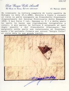 1860 - 4 baj fulvo (5), frazionato ... 