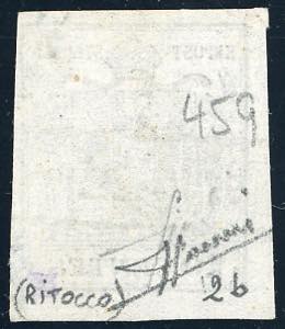 1850 - 10 cent. grigio nero, I ... 