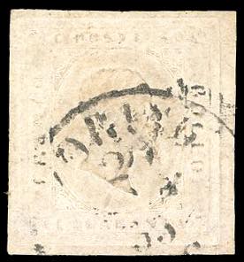 1853 - 40 cent. rosa chiaro (6), perfetto, ... 