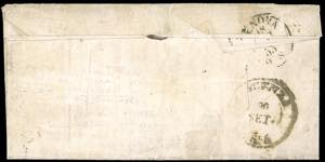 1855 - 5 cent. verde azzurro, ... 