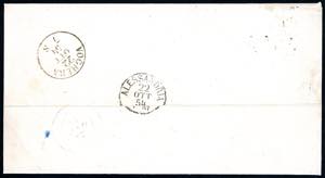 1854 - 5 cent. verde scuro, III ... 