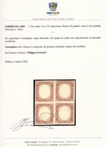 1863 - Quarta emissione, serie ... 