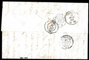 1860 - 40 cent. carminio, due ... 