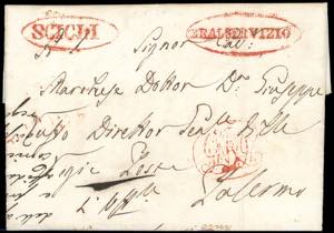 1820 - Lettera prefilatelica da Scicli ... 