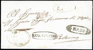 1839 - Fresca lettera prefilatelica da Naso ... 