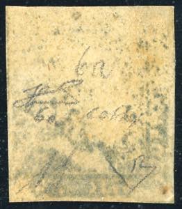 1859 - 2 grana azzurro, I tavola, ... 