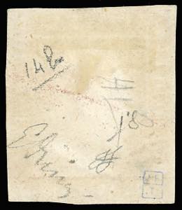 1859 - 50 grana lacca bruno (14), ... 