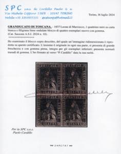 1857 - 1 quattrino nero, II ... 