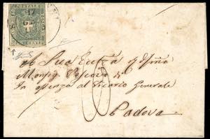 1860 - 20 cent. (20c), varietà cornice ... 